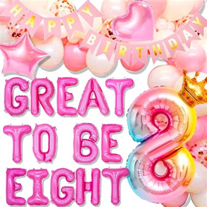 'It's great to be eight'