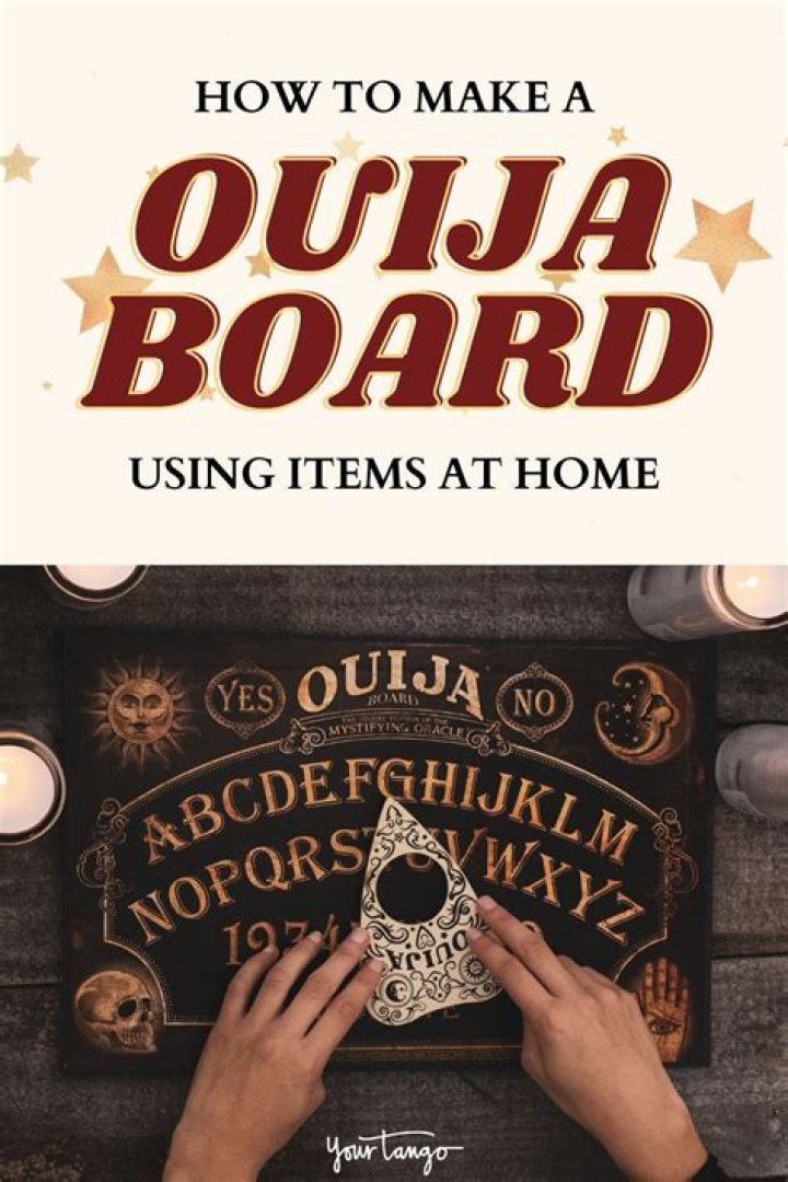 A Ouija board