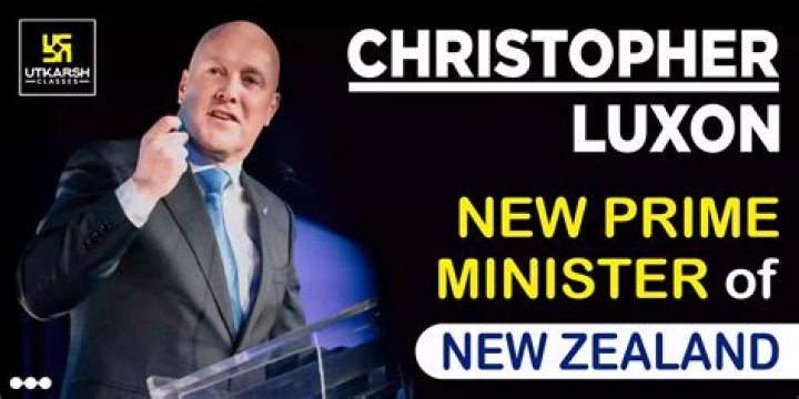 Our new prime minister Christopher Luxon