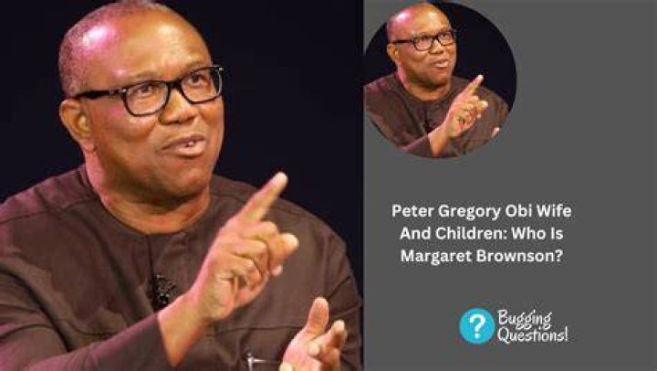 Peter Gregory Obi Wife